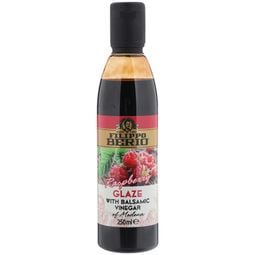 Filippo Berio Raspberry Glaze with Balsamic Vinegar of Modena 250ml – 1 Pack