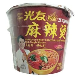 GuangYou Sweet Potato Glass Noodles Hot-Tingle flavor Cup 100g – 1 Pack