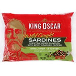 King Oscar Brisling Sardines Extra Virgin Olive Oil Spicy Craked Pepper 106g – 1 Pack