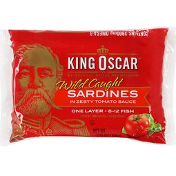 King Oscar Brisling Sardines Zesty Tomato Sauce 106g – 1 Pack