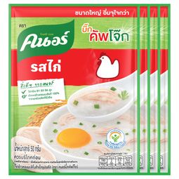 Knorr Big Cup Jok Instant Porridge Chicken Flavour 50g. Pack 4sachets – 1 Pack