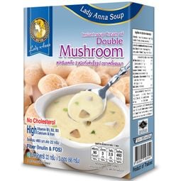 Lady Anna Instant Cream Soup of Champignon & Shitake Mushroom 22 g. Pack 3