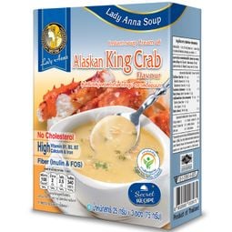 Lady Anna Soup Instant Soup Cream Of Alaska King Crab 25 g. Pack 3