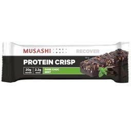 Musashi Crisp Dark Choc Mint 60g – 1 Pack