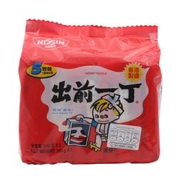 Nissin Instant Noodle Sesame Oil Flavoured 100 g. Pack 5