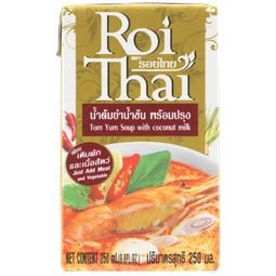 Roi Thai Ton Yum Soup With Coconut Milk 250ml – 1 Pack