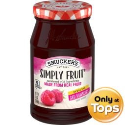 Smuckers Simply Fruit Red Raspberry Fruit 284g – 1 Pack