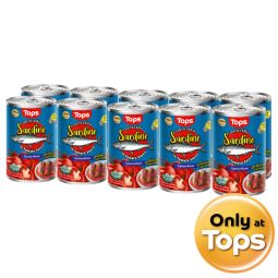 Tops Sardines in Tomato Sauce 155 g. Pack 10