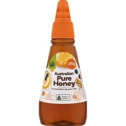 Woolworths Pure Honey Squeeze 375g – 1 Pack