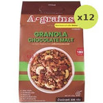 A Grains Granola Chocolate Malt 225g – 12 Packs