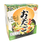 Otogo Mixed Vegetables Egg Soup in a bowl, showing colorful vegetables and egg swirls, ready to serve as a tasty grocery product.