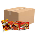 Grinny Waffle Crisp Extreme Chocolate Flavor snack pack, 18g x12, crispy waffle treats with rich chocolate flavor in a transparent package.