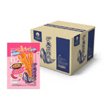 TARO Taro Sauce Coated Korean Spicy Carbnara Flavored Snacks, 18g x36, dry grocery snack with spicy Korean caramel flavor