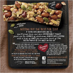 Carman's Almond Hazelnut & Vanilla Nut Bar featuring crunchy almonds, hazelnuts, and vanilla flavor in a healthy snack bar