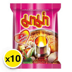 MAMA Mama Instant Noodles Yentafo Tom Yum Mohfai flavor, 60g x10 packs, dry grocery product with colorful noodle packaging