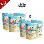 Nezline Oat Rings Snacks 3 Milk flavor in 60g package, showing the oat ring confections with chocolate coating.