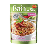 Roza Tuna Nam-Prik ready meal in a bowl, featuring tuna, spicy chili paste, and garnishes, ready to serve.