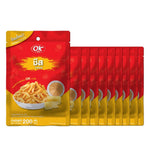 OK Shake Powder Cheese Flavor 200g dry grocery product, close-up of the cheese-flavored powder in a package.