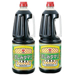 Two 1.8L bottles of Morita Tamari Shoyu soy sauce for dry groceries, featuring clear labels and dark soy sauce liquid.