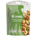 Camel Natural Mixed Nut Cocktail snack featuring a variety of roasted nuts in a colorful mix, perfect for healthy snacking.