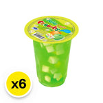 Jele Fresshy Mixed Fruit snack pack, 125ml x6, dry grocery confectionery with colorful dried fruit pieces in a clear container.
