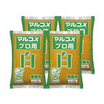 Marukome Shiro Miso White made with soybeans in a dry grocery package, showcasing a jar of traditional Japanese miso paste.