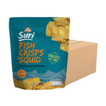 Chaolay Fish Crisps with Squid, 40g snack pack, featuring crispy seafood snacks in a colorful package.