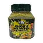 Nims Chocolate Spread jar, a creamy dry grocery product with chocolate flavor, shown with its label and lid.