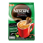 Nescafe Blend and Brew instant coffee mix with espresso roast, showing a jar of coffee powder and a prepared cup of coffee.