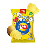 LAYS Rock Salt snack pack, 69g x24, a crunchy confectionery snack with rock salt flavor in colorful packaging.