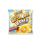 Grinny Sponge Bomb Snack Extreme Milk flavor, 15g x 12 packs, dry grocery confectionery with sponge candy texture.