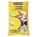Jar of Savepak Meatball Sauce 900g for dry grocery, with label showing the product name and brand.