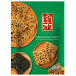 Chao Sua rice crackers with pork floss and seaweed, a crunchy confectionery snack with savory flavors and textured toppings.