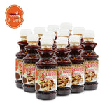 J-LEK Jae Lek Jaew Sauce in a 255g plastic bottle, set of 12, featuring a spicy Thai-style dry grocery condiment.