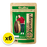 Chacha Sunflower Seeds Coconut Flavor 72g, six packs of dry snack with crunchy sunflower seeds and coconut flavor.