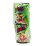 Pu-Jaa Fried Seaweed Snack, crispy nori crackers in 15g packs, ideal for dry snack and confectionery enjoyment.