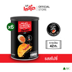 Tasto Signature Crisps Spicy Salted Egg snack in 42g package, crispy snack with spicy salted egg flavor, for dry grocery and snacks