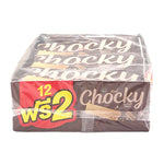 Chocky Cream Butter Chocolate Wafer 30g, crispy chocolate-covered wafer with creamy filling, in packaging with colorful branding.