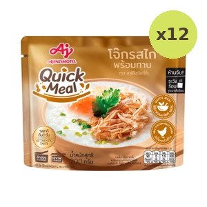 Ajinomoto Quick Meal Ready To Eat Congee Chicken Flavor 200 g – 12 Packs