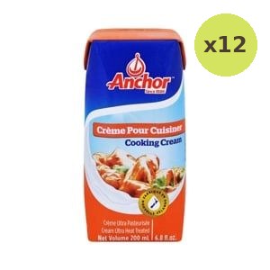Anchor Cooking Cream 200 ml – 12 Packs