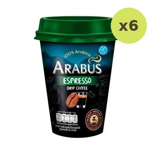 Arabus Roasted Ground Rtd Cup Coffee Espresso 230 Ml 8851717906114 230 ml – 6 Packs