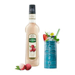 Mathieu Teisseire Lychee Syrup 700ml bottle, a dry grocery product with a clear label and purple liquid inside.