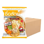 SUESAT Sueasat Noodles with Garlic Chicken Flavor Packets, dry grocery product, showing packaged noodles and flavor seasoning.