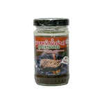 Begin Baby Marinated Grilling Sauce Triple Formula with coconut oil, shown in a clear bottle suitable for dry grocery shopping.