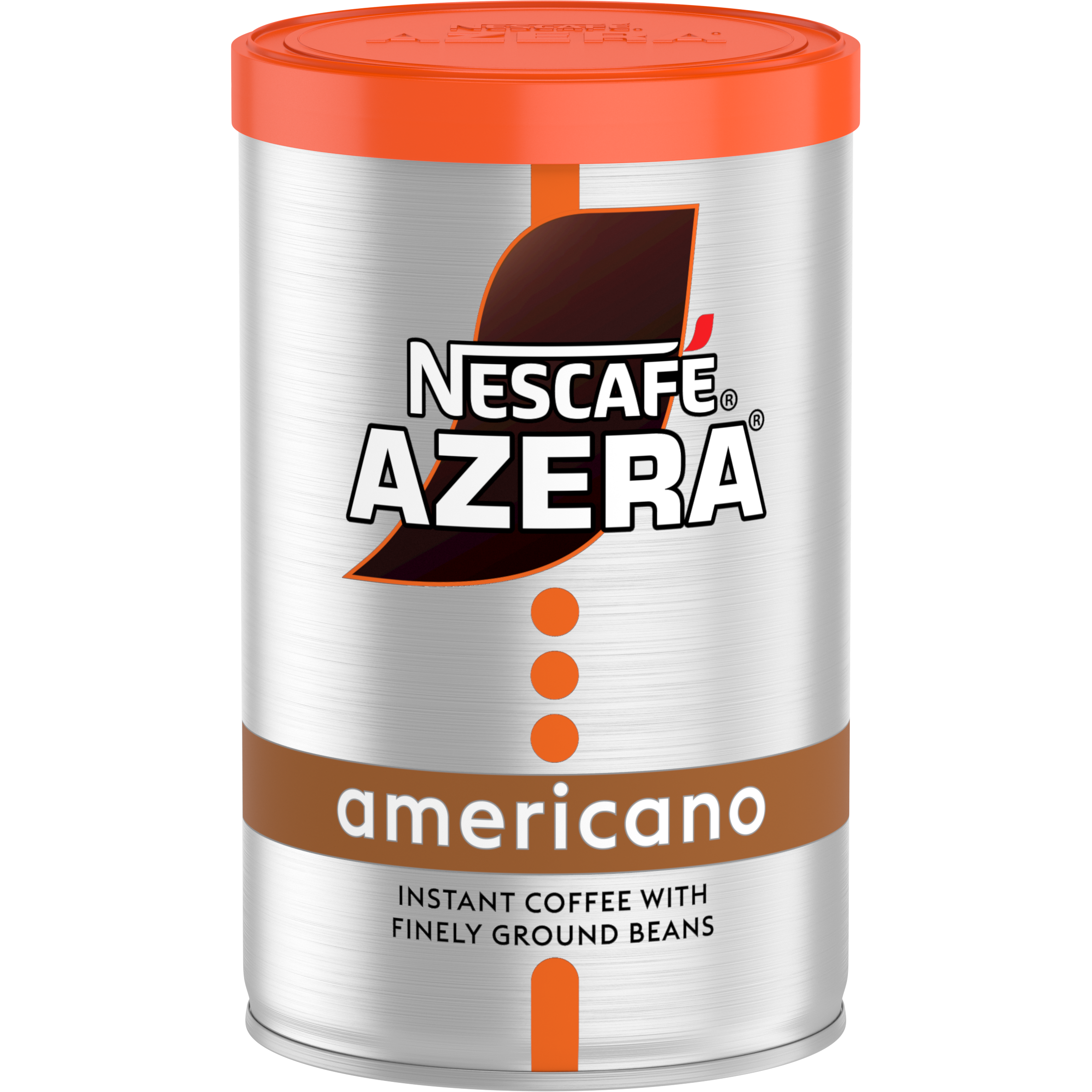A cup of Nescafe Azera Americano coffee drink in a clear glass, showcasing the dark coffee and foam on top.