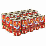 Super C Chef Sardines in Tomato Sauce, 155g cans, stacked for sale in dry grocery section