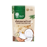 Tontawan Coconut Sugar 150g in a clear plastic bag, dry grocery product with brown, granulated coconut sugar from TONTAWAN.