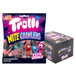 TROLLI Gummy Nitecrawlers in a 14g snack pack, colorful gummy worms for confectionery and dry grocery enjoyment