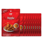 OK Shake Powder Spicy Swing flavor in 200g package, dry grocery product with spicy seasoning and vibrant packaging.
