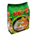 Mama Noodle Sen Mee Nam Sai, thin rice noodles in a bowl, ready for cooking, from the Mama grocery brand.